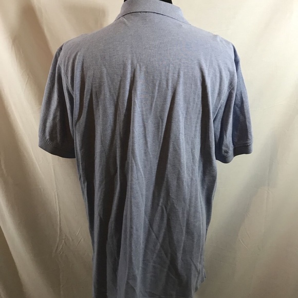 Lands End dusty blue short sleeve polo - mens XL - - Picture 2 of 4